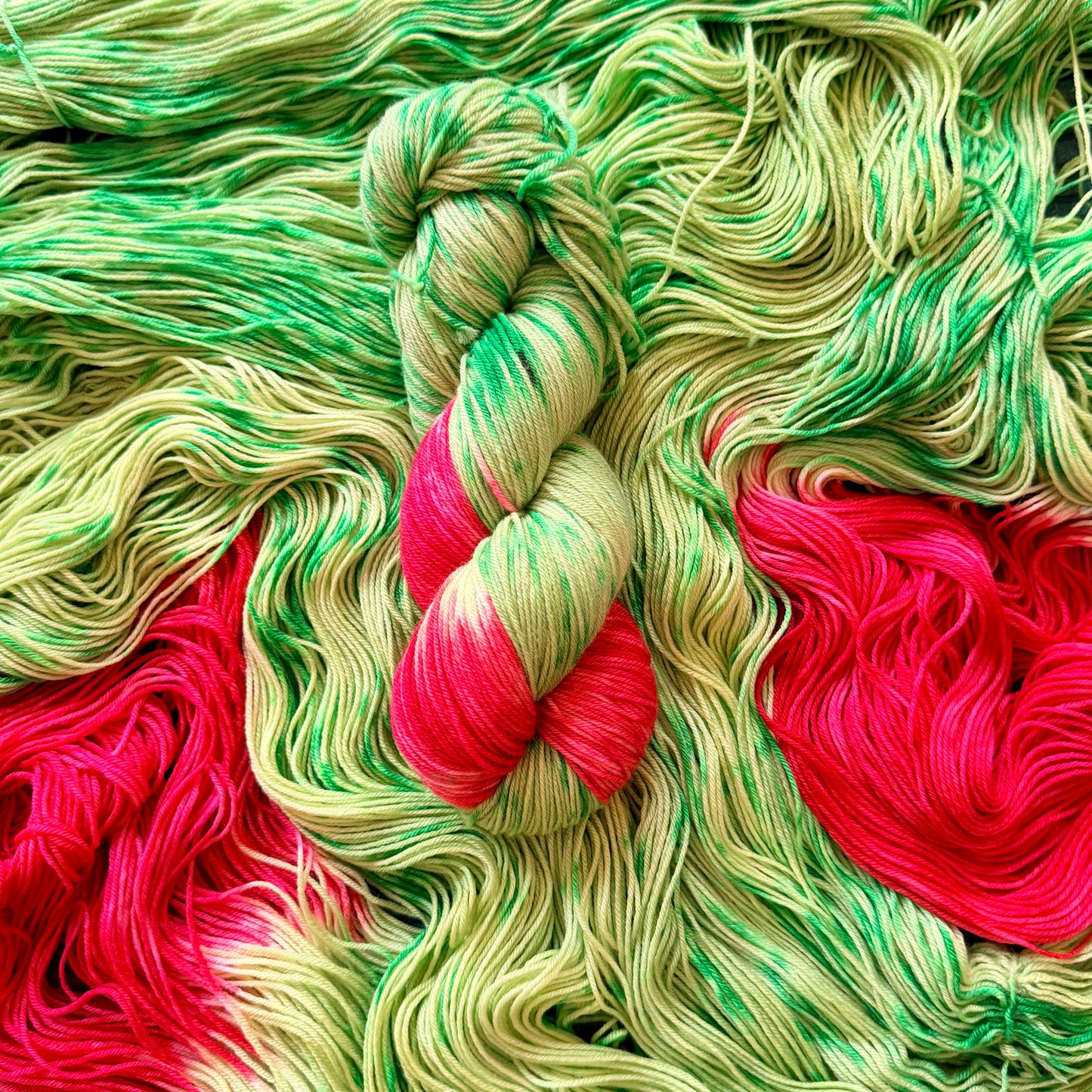 Red Tulips - Deluxe Merino Sock Assigned Pooling