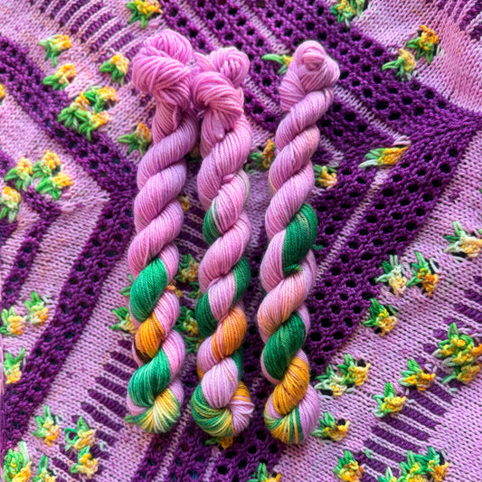 Pineapple - Deluxe Merino Sock Mini Assigned Pooling