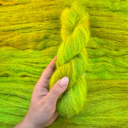 Auridon Yarns Kidsilk Lace 'Hyla Arborea'