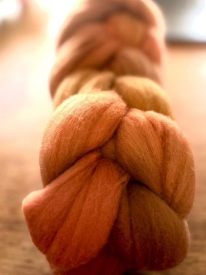 OOAK004 - Non-Superwash 18.5 micron Merino Roving