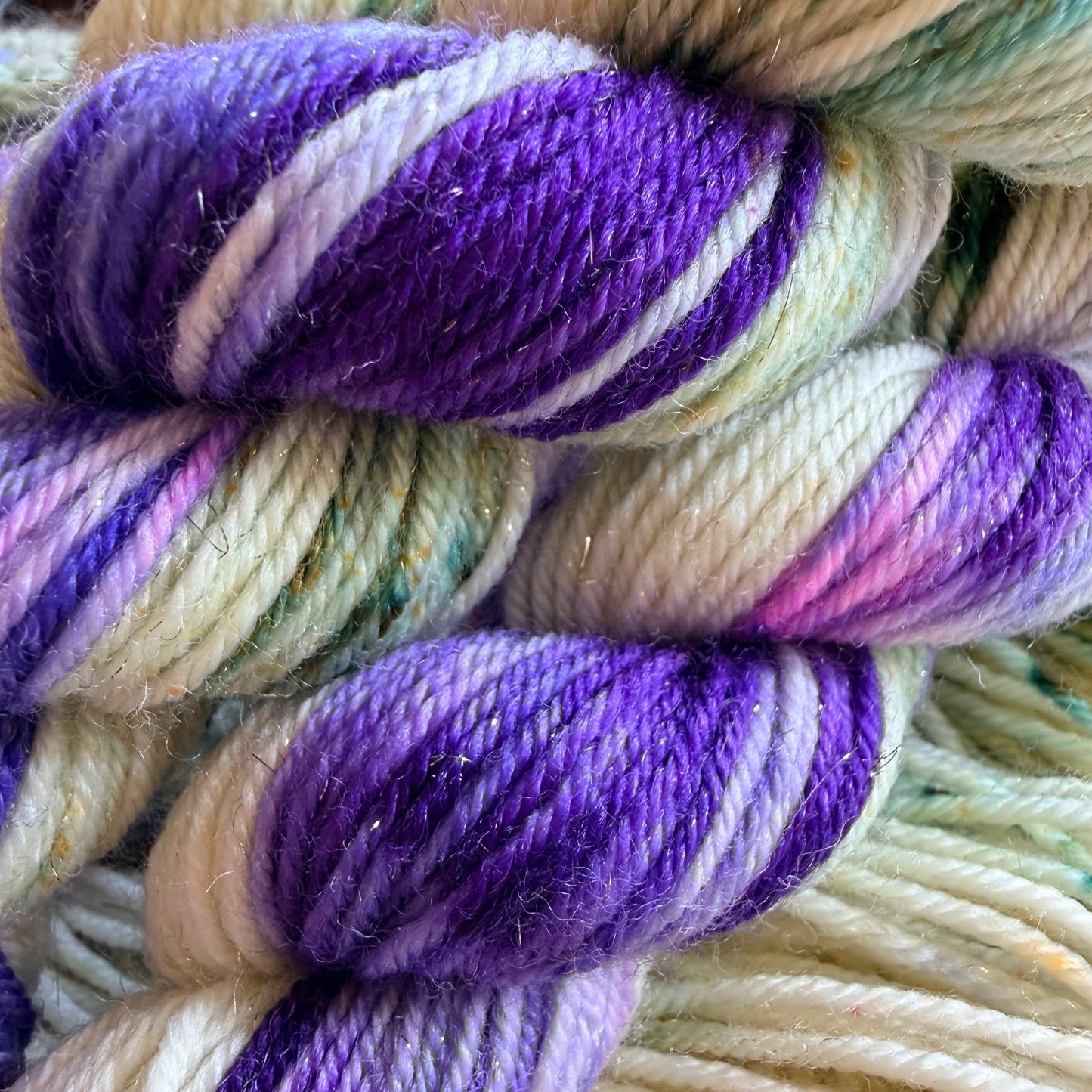 Blue Hyacinth - Sparkle Merino Sock Assigned Pooling