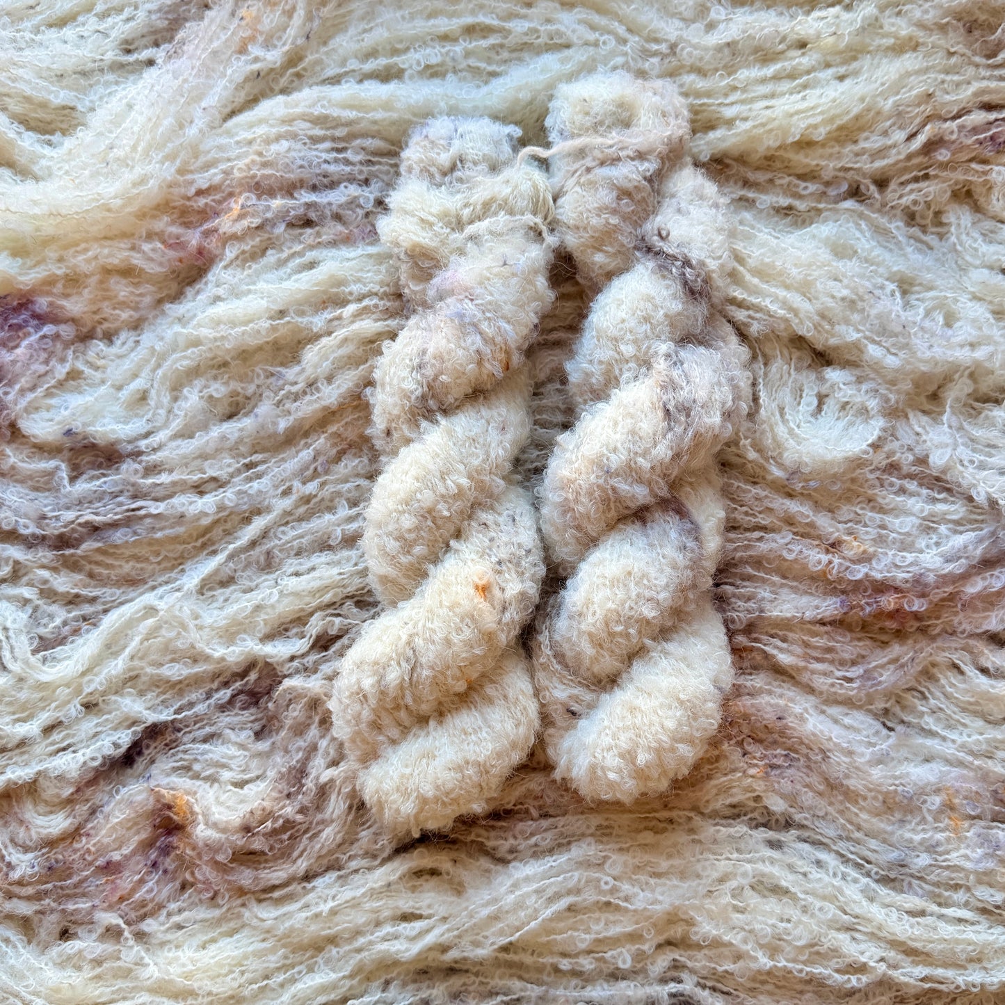 Capitoline Cream - Alpaca Bouclé Aran