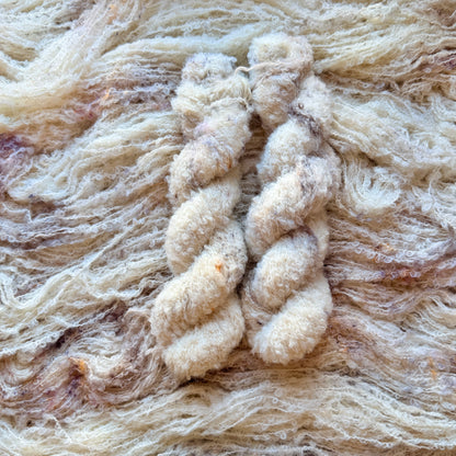 Capitoline Cream - Alpaca Bouclé Aran