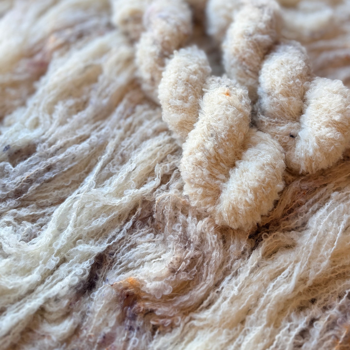 Capitoline Cream - Alpaca Bouclé Aran