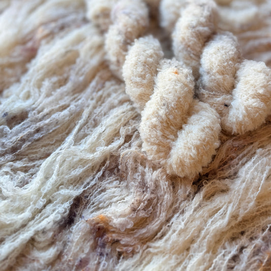 Capitoline Cream - Alpaca Bouclé Aran
