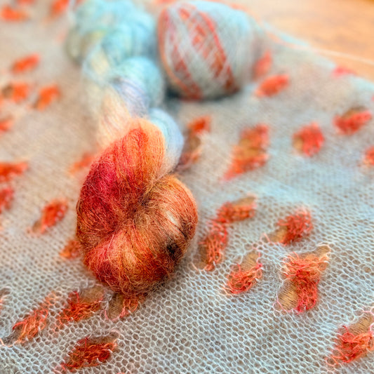 Mist on Mt. Etna - Kidsilk Lace Assigned Pooling