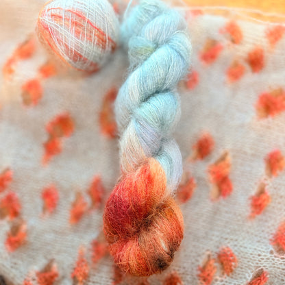Mist on Mt. Etna - Kidsilk Lace Assigned Pooling
