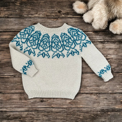 The Elba Baby Sweater - Pattern