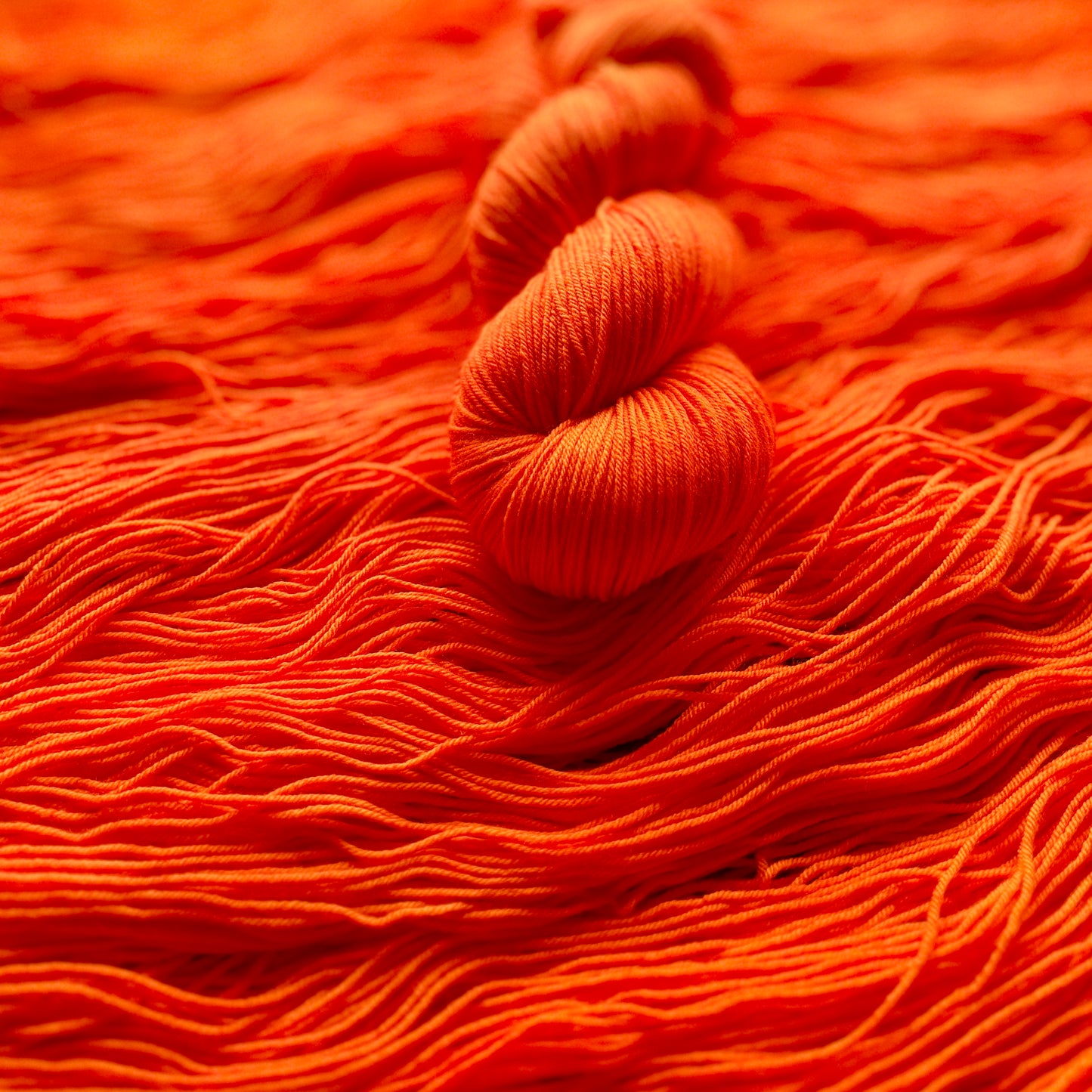 Torre Del Greco hand-dyed sock yarn, detail view