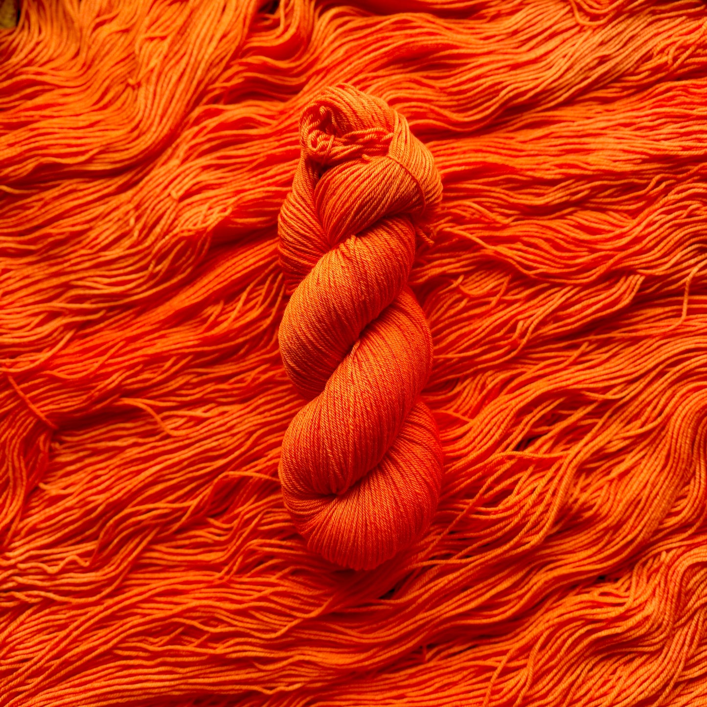Amsterdam hand-dyed Deluxe Merino Sock yarn skein by Auridon Yarns