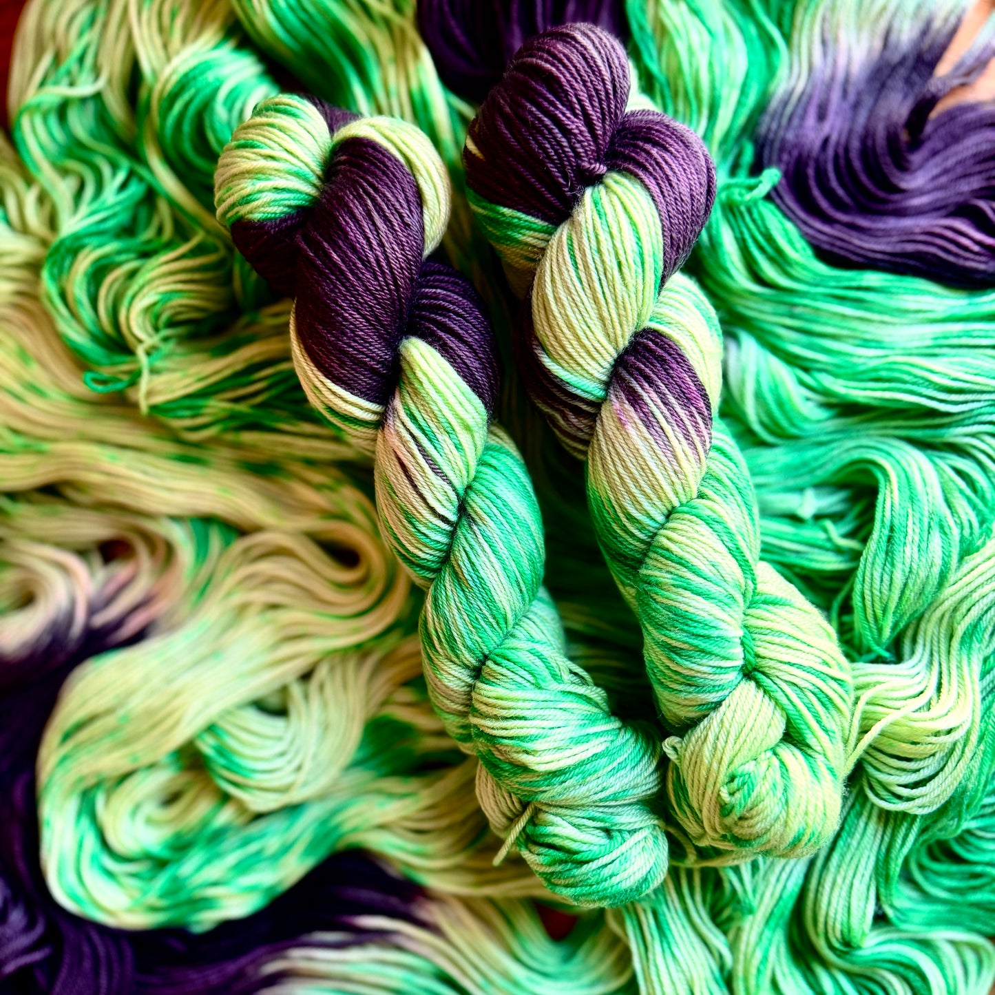 Black Tulips - Deluxe Merino Sock Assigned Pooling