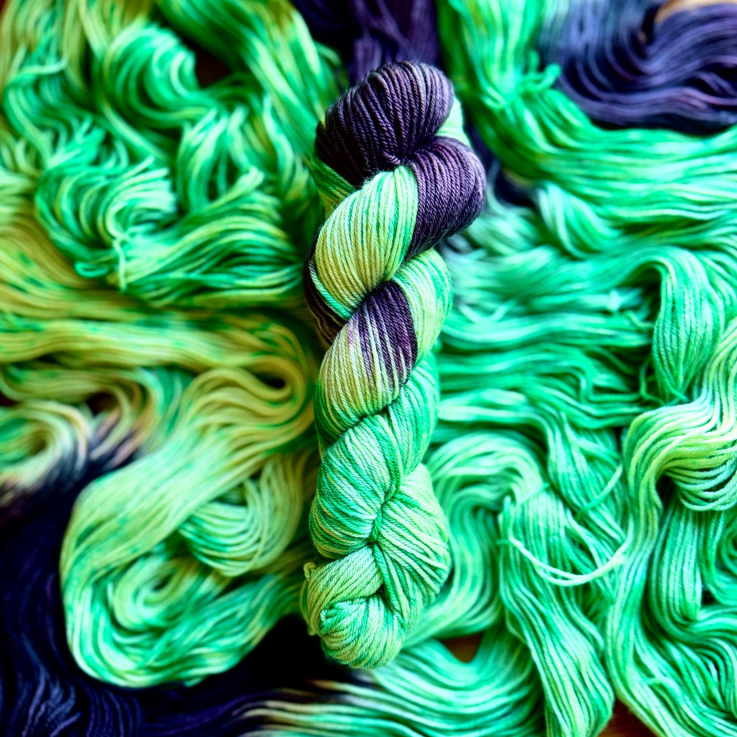 Black Tulips - Deluxe Merino Sock Assigned Pooling