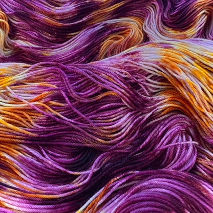 Byzantine Empire hand-dyed sock yarn, view 4