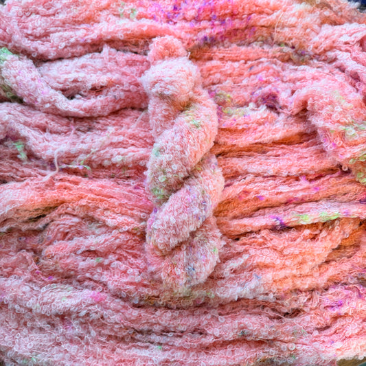 Caelian Coral - Alpaca Bouclé Aran
