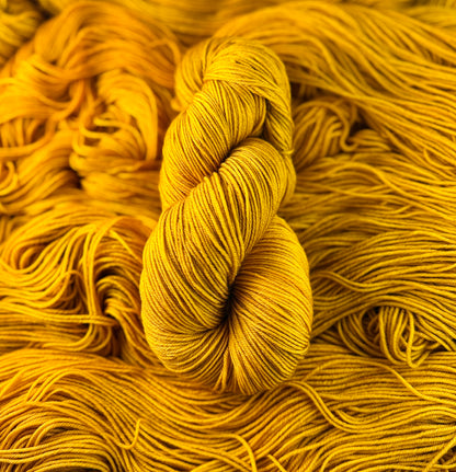 Dijon hand-dyed sock yarn, view 4