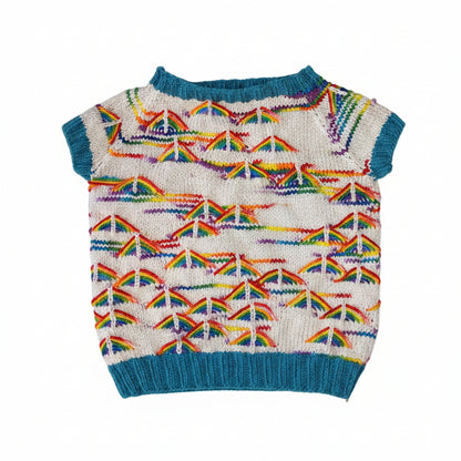 Rainbow Kid Tee Yarn Kit - Pride & Budapest (3M–6M)