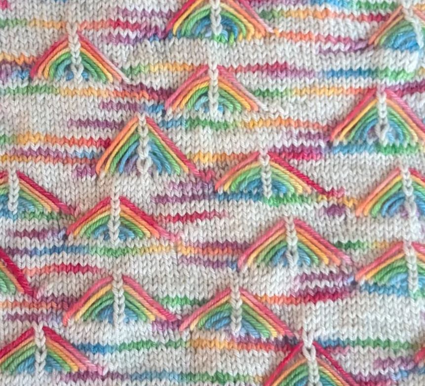 Rainbow Kid Tee Yarn Kit - Pride & Budapest (3M–6M)
