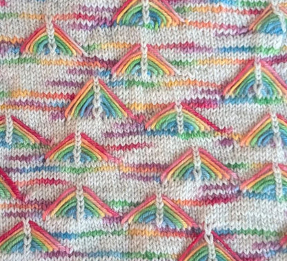 Rainbow Kid Tee Yarn Kit - Pride & Budapest (3M–6M)