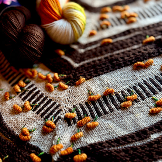 Pumpkin Patch Assigned Pooling Scatterlight Schalgarn-Set